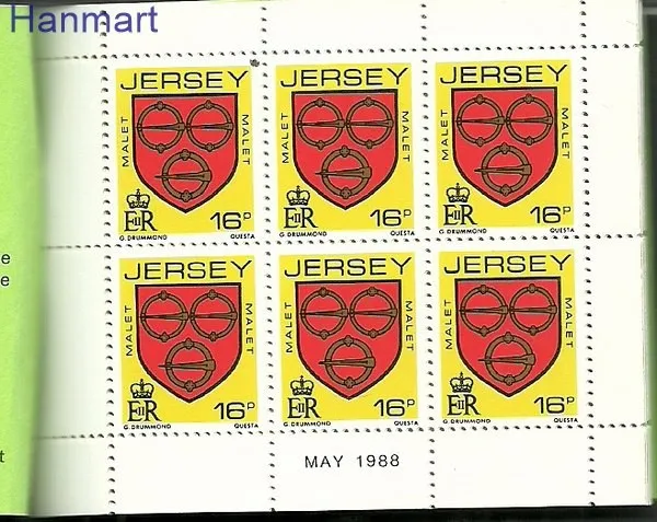 Znaczek Jersey 1985 Mi mh O-30 Czyste **