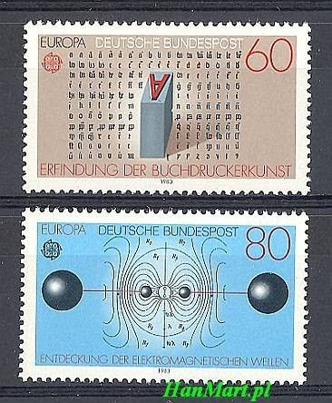 Znaczek Niemcy 1983 Mi 1175-1176 Czyste **