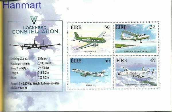 Znaczek Irlandia 1999 Mi mh 47 Czyste **