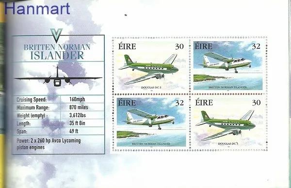 Znaczek Irlandia 1999 Mi mh 47 Czyste **