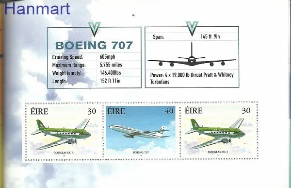 Znaczek Irlandia 1999 Mi mh 47 Czyste **
