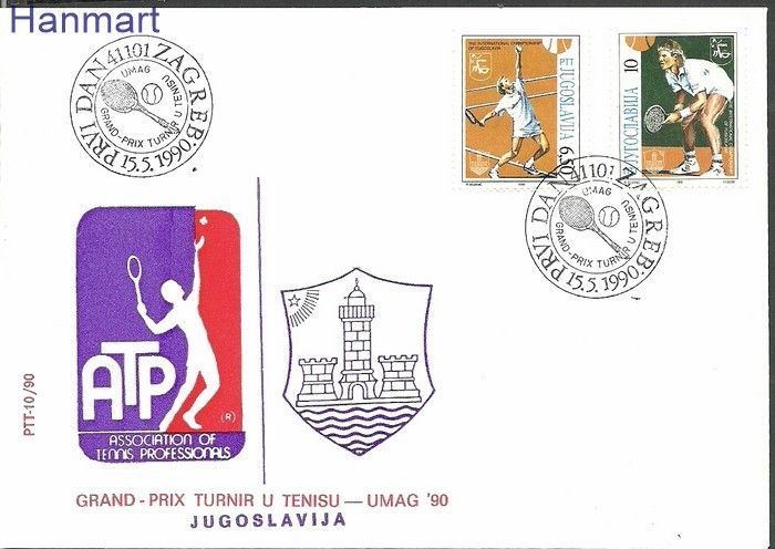 Znaczek Jugosławia 1990 Mi 2419-2420 FDC