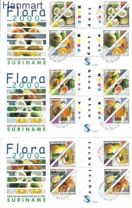 Znaczek Surinam 2000 Mi gut1722-1733 FDC