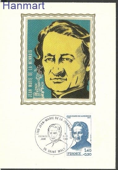 Znaczek Francja 1980 Mi 2218 Karta Max