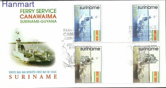 Znaczek Surinam 1998 Mi gut1664-1665 FDC