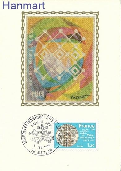 Znaczek Francja 1981 Mi 2245b Karta Max