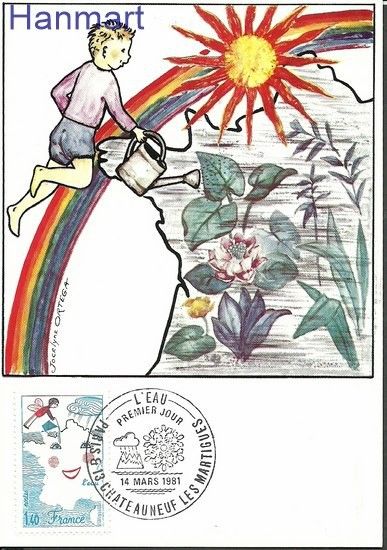 Znaczek Francja 1981 Mi 2250a Karta Max