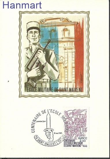 Znaczek Francja 1981 Mi 2261b Karta Max