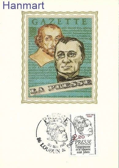 Znaczek Francja 1981 Mi 2267b Karta Max