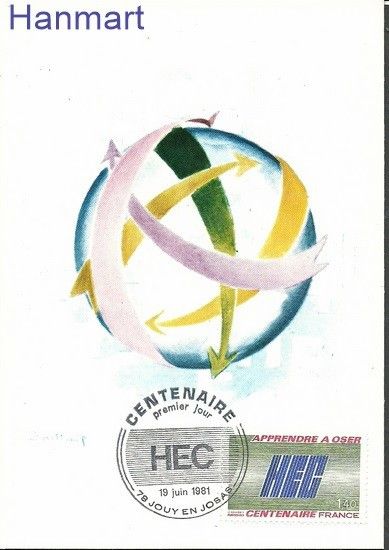 Znaczek Francja 1981 Mi 2271a Karta Max