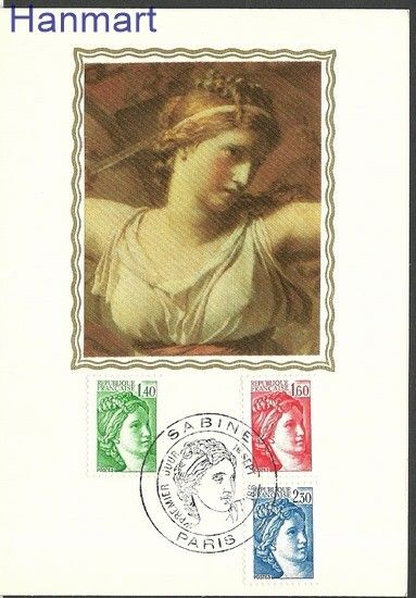 Znaczek Francja 1981 Mi 2275-2277 Karta Max
