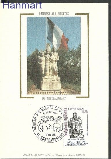 Znaczek Francja 1981 Mi 2297 Karta Max