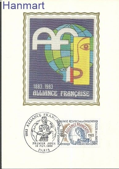 Znaczek Francja 1983 Mi 2383 Karta Max