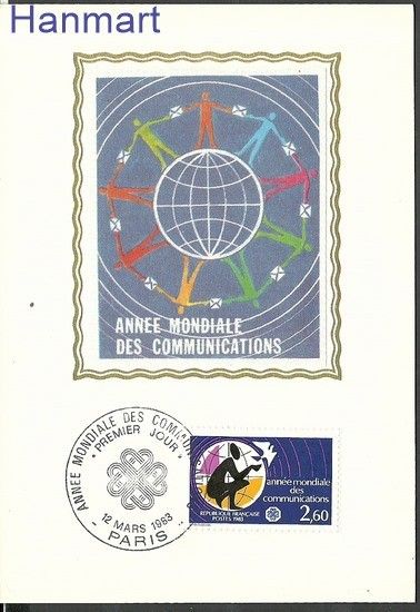 Znaczek Francja 1983 Mi 2386 Karta Max