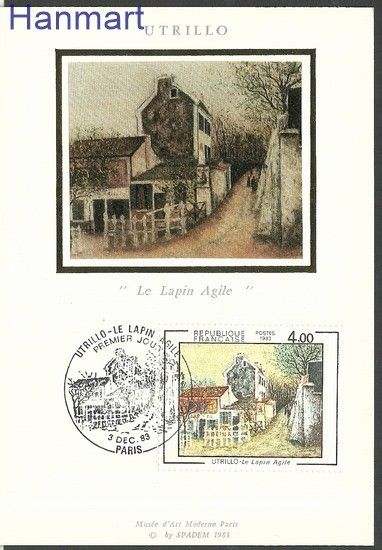 Znaczek Francja 1983 Mi 2422 Karta Max