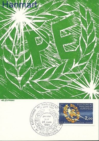 Znaczek Francja 1984 Mi 2432a Karta Max
