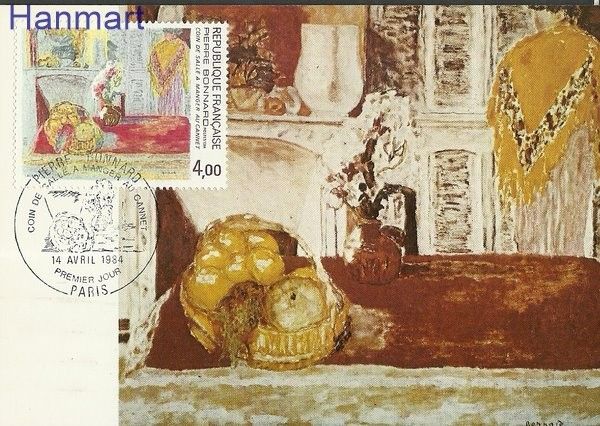 Znaczek Francja 1984 Mi 2438a Karta Max