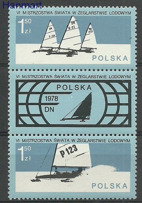 Znaczek Polska 1978 Mi 2541-2542 Fi 2394-2395 Czyste **