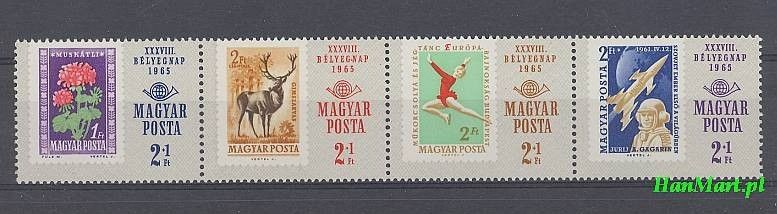 Znaczek Węgry 1965 Mi 2175-2178 Czyste **