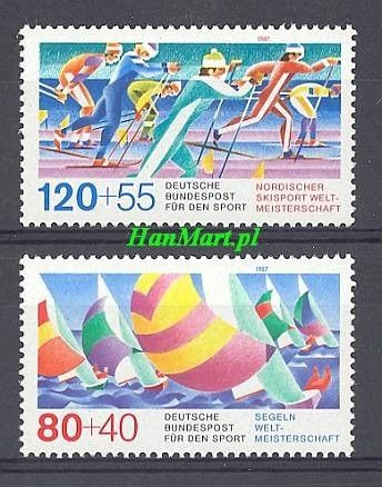 Znaczek Niemcy 1987 Mi 1310-1311 Czyste **