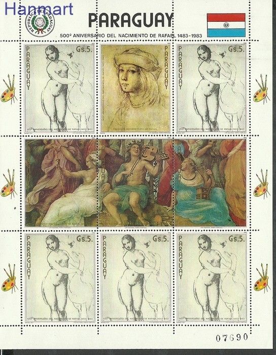Znaczek Paragwaj 1982 Mi ark 3552 Czyste **