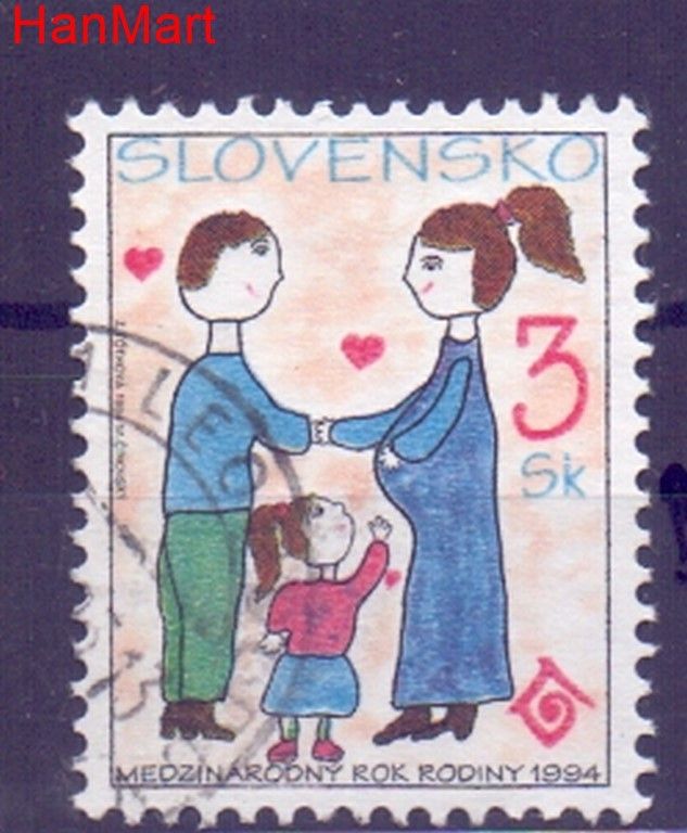 Znaczek Słowacja 1994 Mi mpl188b Stemplowane
