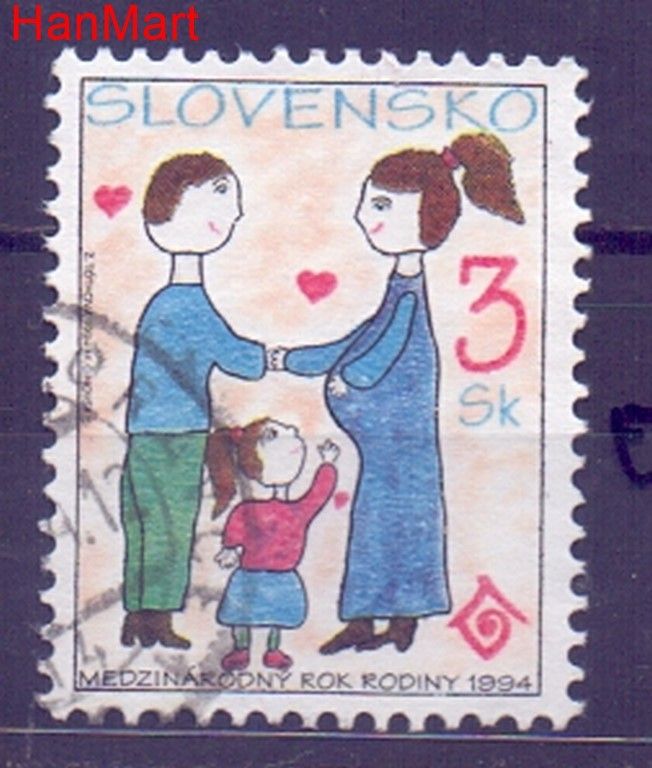 Znaczek Słowacja 1994 Mi mpl188e Stemplowane