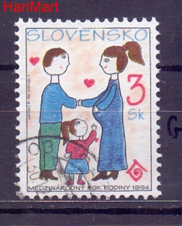 Znaczek Słowacja 1994 Mi mpl188g Stemplowane