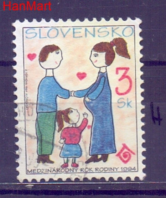 Znaczek Słowacja 1994 Mi mpl188h Stemplowane