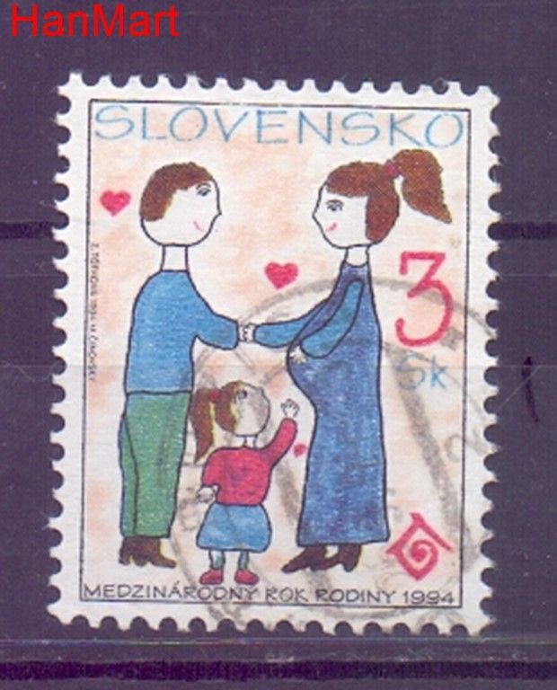 Znaczek Słowacja 1994 Mi mpl188i Stemplowane