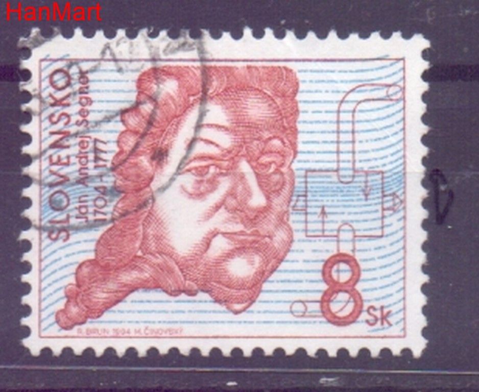 Znaczek Słowacja 1994 Mi mpl189b Stemplowane