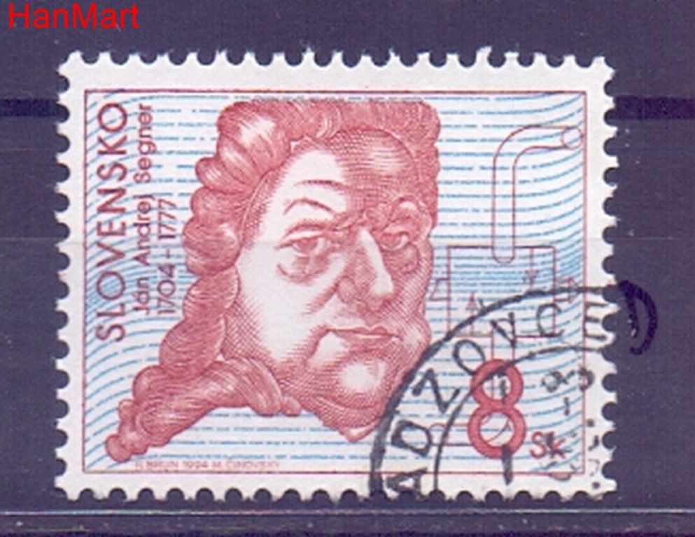 Znaczek Słowacja 1994 Mi mpl189d Stemplowane