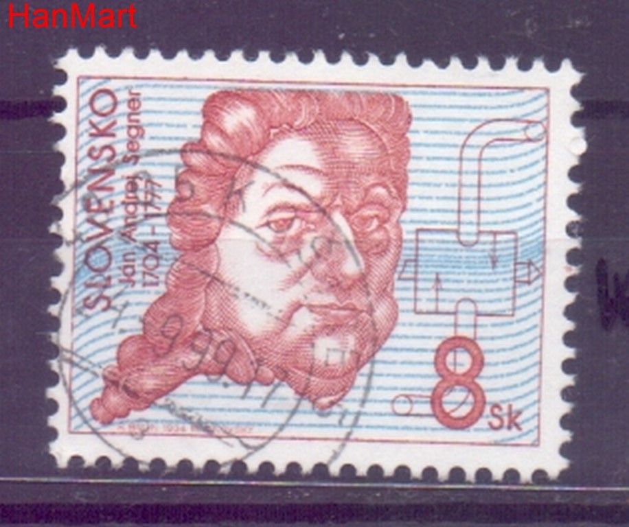 Znaczek Słowacja 1994 Mi mpl189k Stemplowane