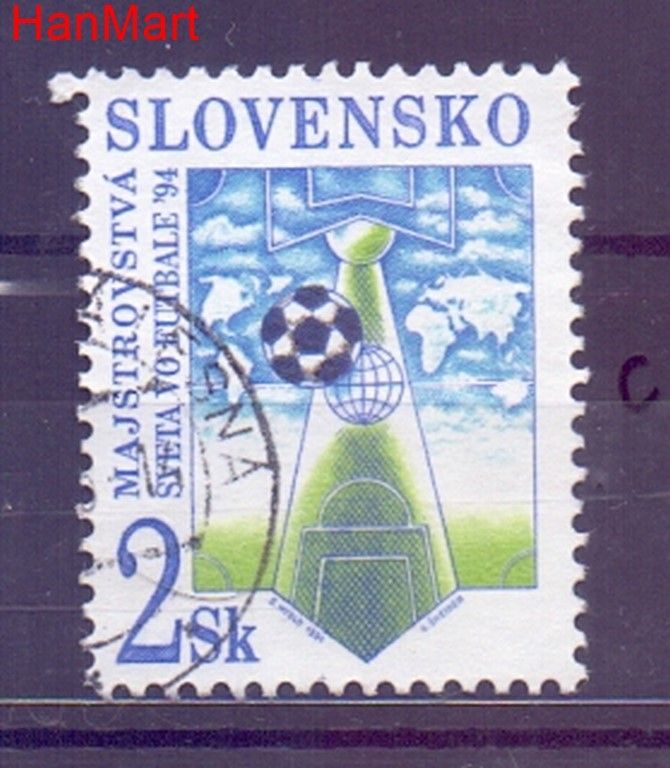 Znaczek Słowacja 1994 Mi mpl193c Stemplowane