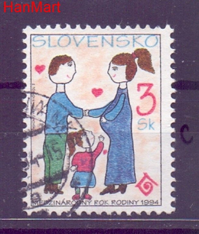 Znaczek Słowacja 1994 Mi mpl188c Stemplowane
