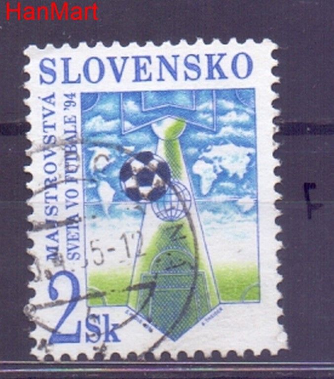 Znaczek Słowacja 1994 Mi mpl193f Stemplowane