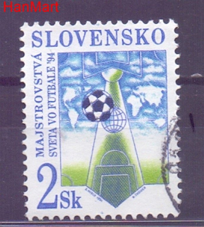 Znaczek Słowacja 1994 Mi mpl193i Stemplowane