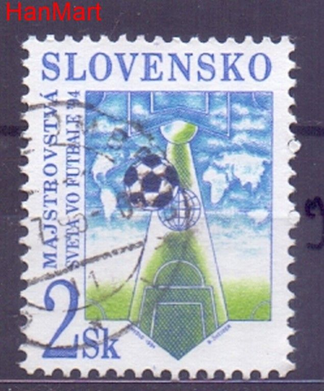 Znaczek Słowacja 1994 Mi mpl193j Stemplowane