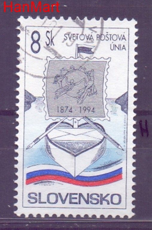 Znaczek Słowacja 1994 Mi mpl199h Stemplowane
