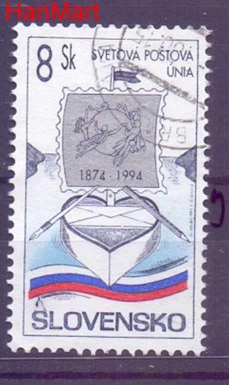Znaczek Słowacja 1994 Mi mpl199j Stemplowane
