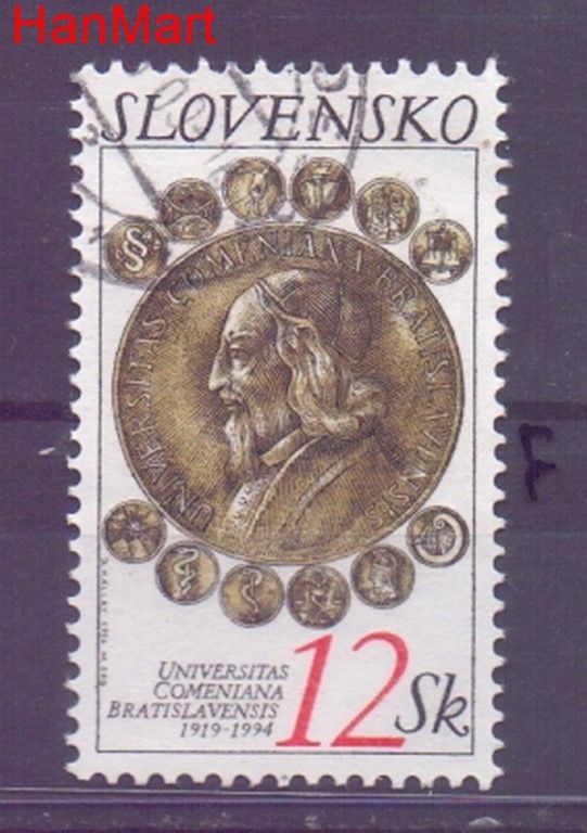 Znaczek Słowacja 1994 Mi mpl203f Stemplowane