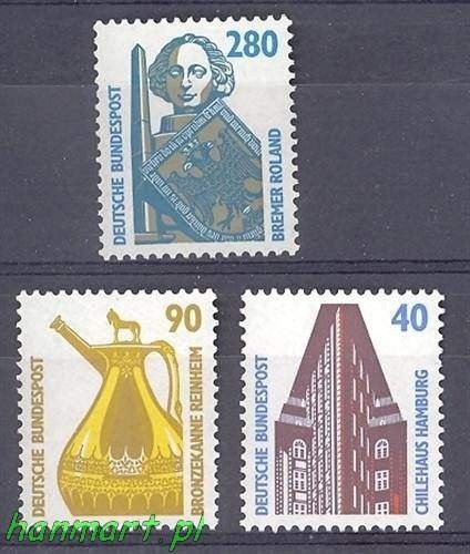 Znaczek Niemcy 1988 Mi 1379-1381 Czyste **