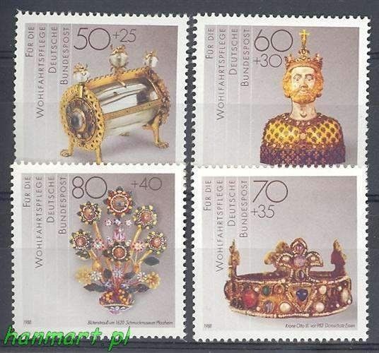 Znaczek Niemcy 1988 Mi 1383-1386 Czyste **