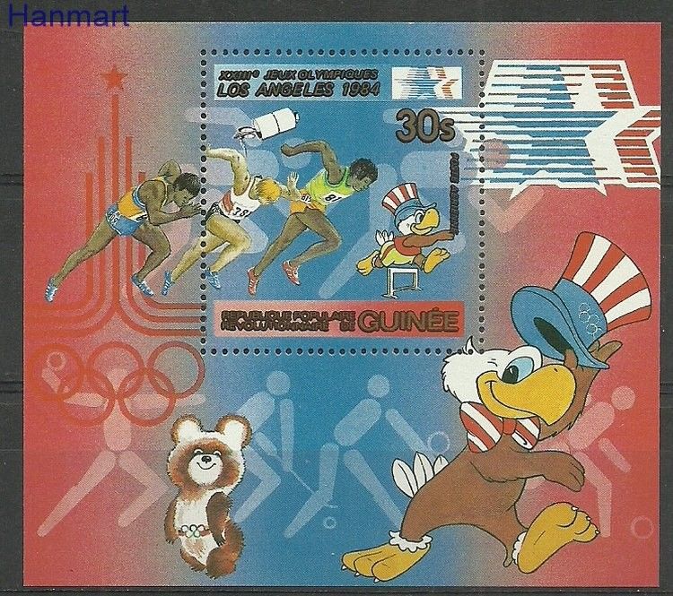 Znaczek Gwinea 1983 Mi bl51 Czyste **