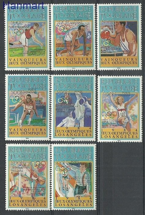 Znaczek Togo 1984 Mi 1776-1783 Czyste **