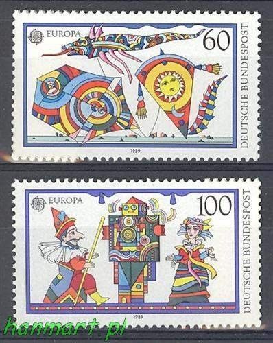 Znaczek Niemcy 1989 Mi 1417-1418 Czyste **