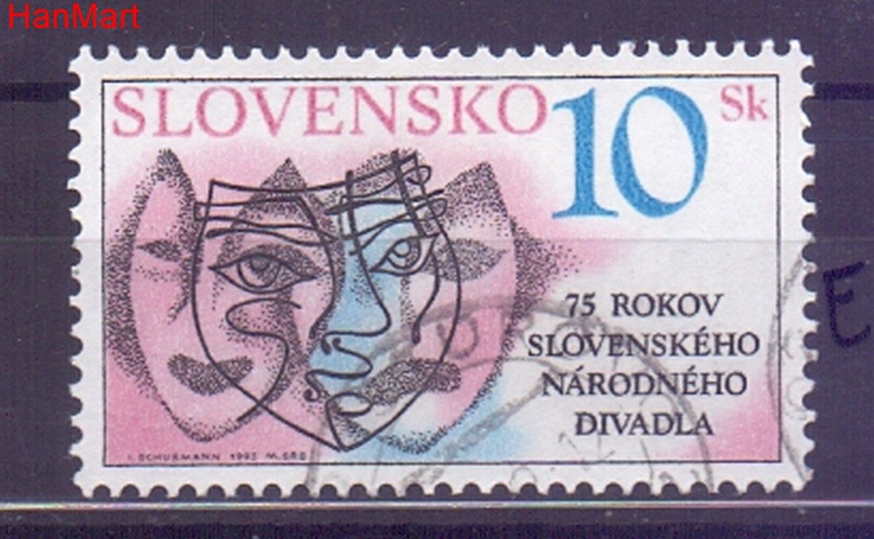 Znaczek Słowacja 1995 Mi mpl220e Stemplowane