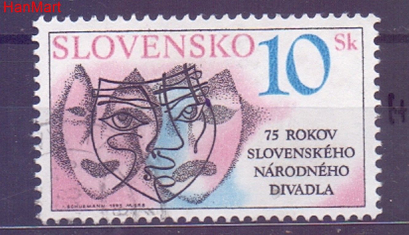 Znaczek Słowacja 1995 Mi mpl220h Stemplowane