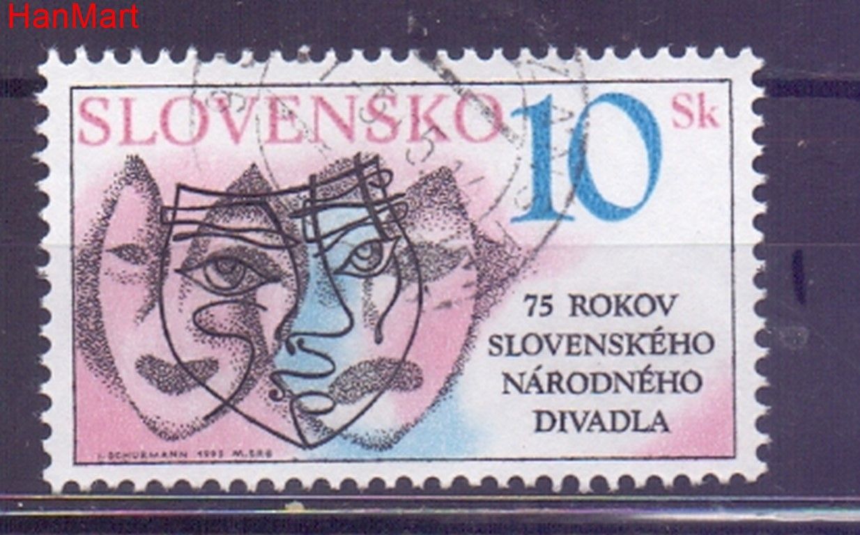 Znaczek Słowacja 1995 Mi mpl220i Stemplowane