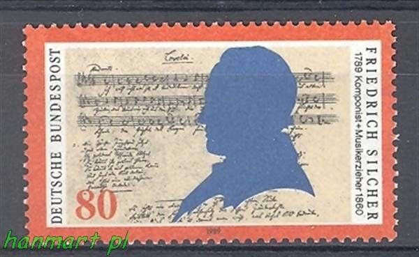 Znaczek Niemcy 1989 Mi 1425 Czyste **